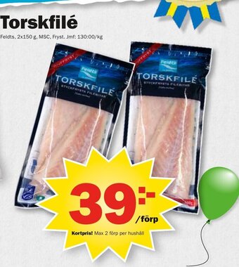 Pekås Torskfilé erbjuda