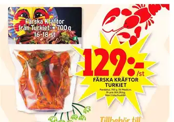 ICA Maxi Pandalus kräftor erbjuda