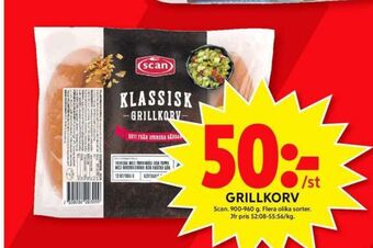 ICA Maxi Scan grillkorv erbjuda