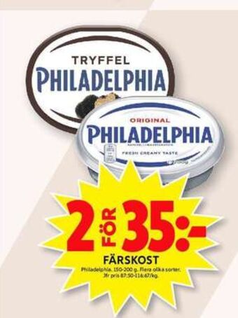 Philadelphia färskost