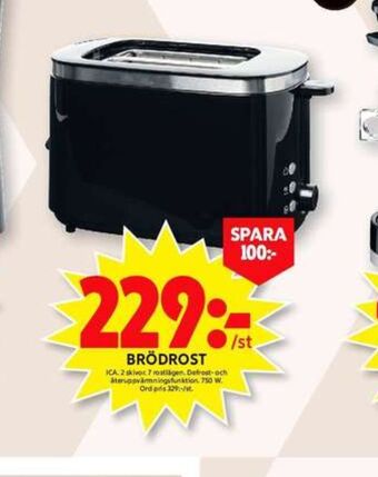 ICA Maxi Ica brödrost erbjuda