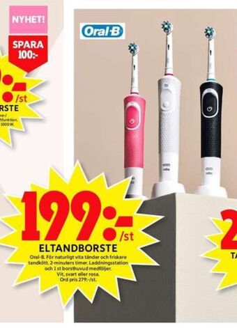 ICA Maxi Braun oral-b eltandborste erbjuda