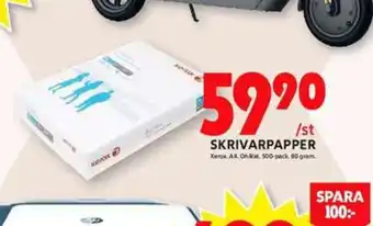 ICA Maxi Xerox kopieringspapper erbjuda