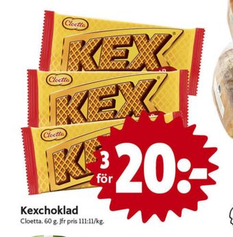 ICA Nära Kexchoklad chokladbar erbjuda