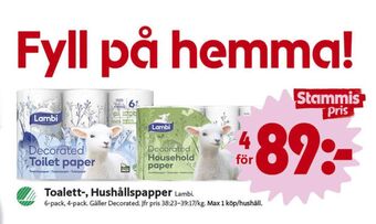 ICA Nära Decorated toalettpapper erbjuda