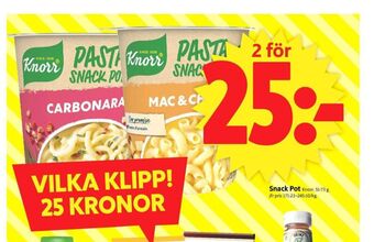 ICA Supermarket Knorr pastarätter erbjuda