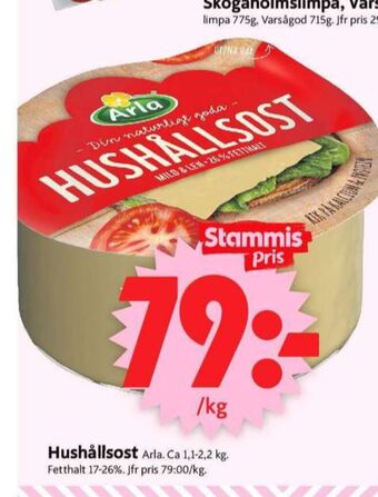 ICA Supermarket Arla hushållsost erbjuda