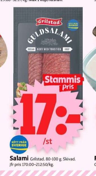 ICA Supermarket Grilstad salami erbjuda
