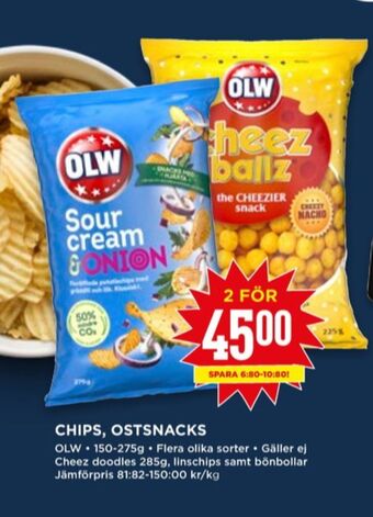 Willys Olw chips erbjuda