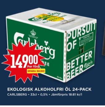 Willys Carlsberg öl erbjuda