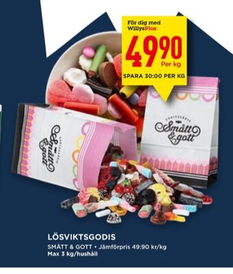 Smått & gott lösviktsgodis