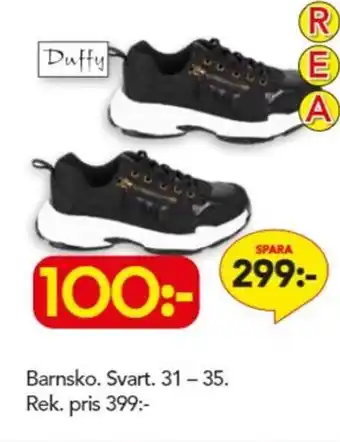 Bo Ohlsson Barnsko. Svart. 31-35 erbjuda