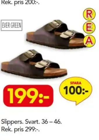 Bo Ohlsson Slippers. Svart. 36-46 erbjuda