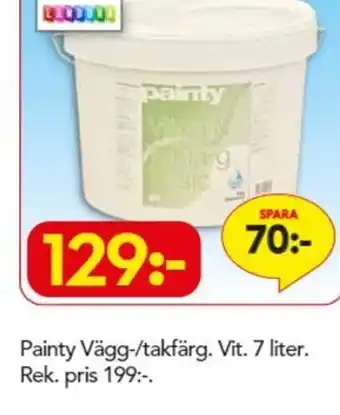 Painty Vägg-/Takfärg