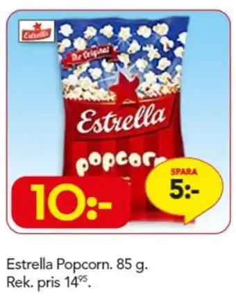 Bo Ohlsson Estrella Popcorn. 85g erbjuda