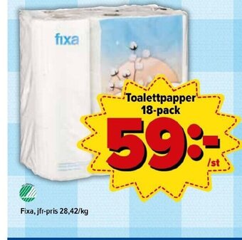 Östenssons Toalettpapper 18 pack erbjuda