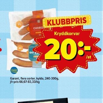 Östenssons Kryddkorvar erbjuda