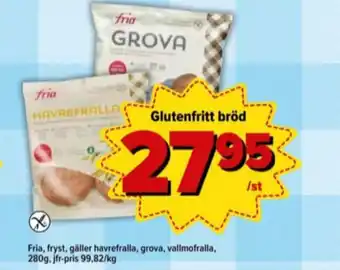 Östenssons Havrefralla bröd erbjuda