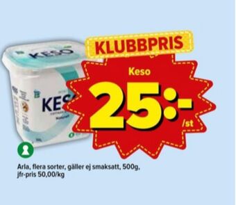 Östenssons Keso cottage cheese erbjuda
