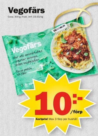 Pekås Coop vegofärs erbjuda