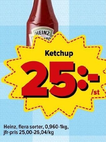 Östenssons Heinz Ketchup erbjuda