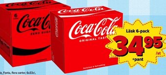 Östenssons Coca-Cola Läsk 6-pack erbjuda