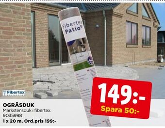 Jem&Fix Ogräsduk erbjuda
