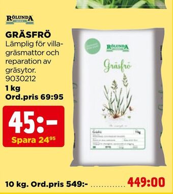 Jem&Fix Gräsfrö erbjuda