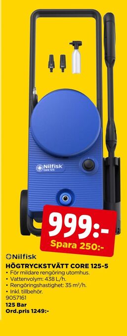 Jem&Fix Högtryckstvätt core 125-5 erbjuda