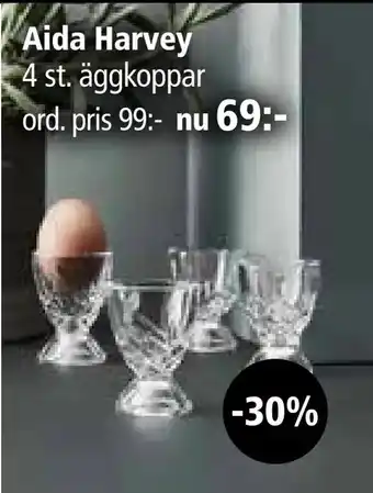 Kitch'n Aida Harvey 4 st. äggkoppar erbjuda