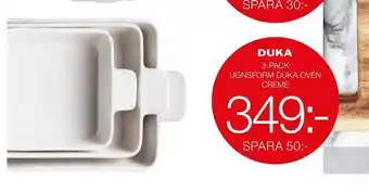 City Gross Ugnsform duka oven creme erbjuda