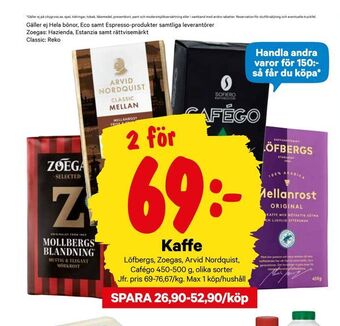 City Gross Kaffe erbjuda