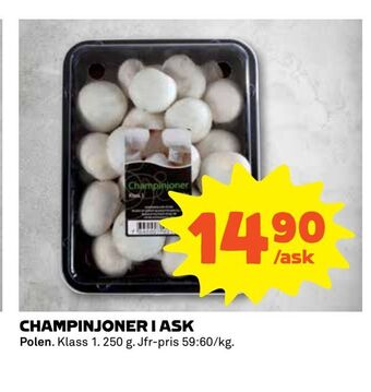 Coop Extra Champinjoner i ask erbjuda