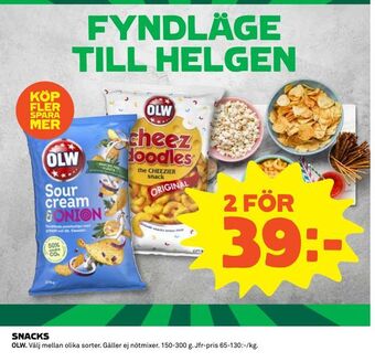 Coop Konsum Snacks erbjuda