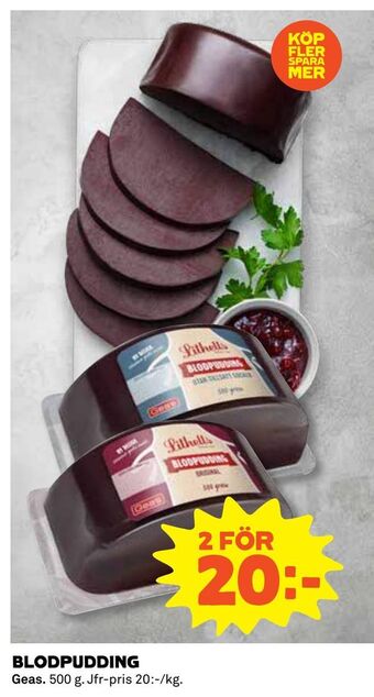 Coop Daglivs Blodpudding erbjuda