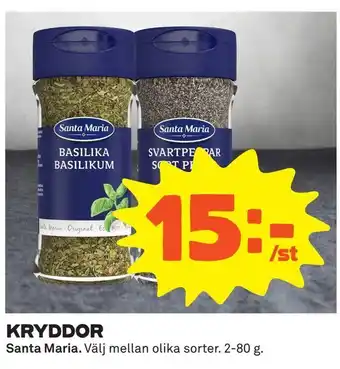 Coop Nära Kryddor erbjuda