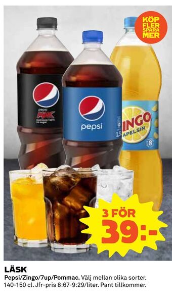 Coop Daglivs Läsk erbjuda