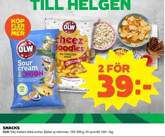 Coop Daglivs Snacks erbjuda