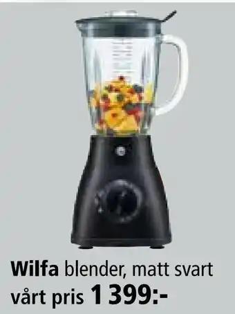 Wilfa blender, matt svart