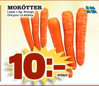 Din Mat Morötter erbjuda