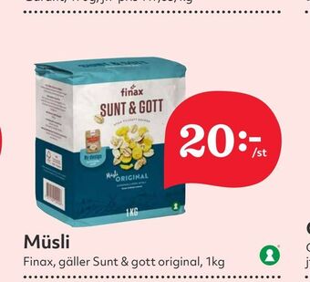 Hemköp Müsli erbjuda
