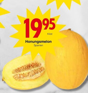 Matöppet Honungsmelon erbjuda
