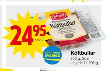 Matöppet Köttbullar erbjuda