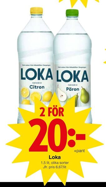 Matöppet Loka erbjuda