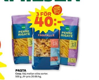 Stora Coop Pasta erbjuda