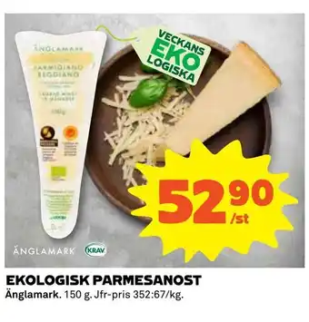 Coop Extra Ekologisk parmesanost erbjuda