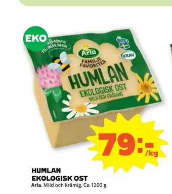 Coop Forum Humlan ekologisk ost erbjuda