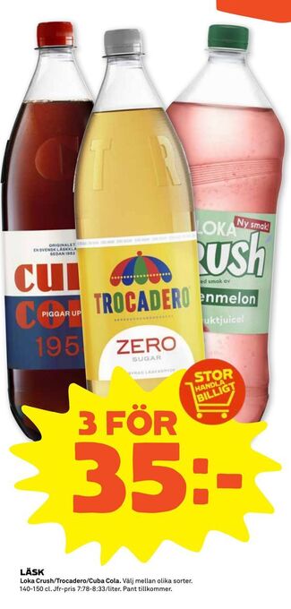 Stora Coop Läsk erbjuda