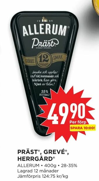 Willys Präst®, grevé®, herrgård® erbjuda