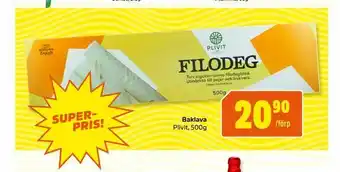 Plivit Baklava 500g